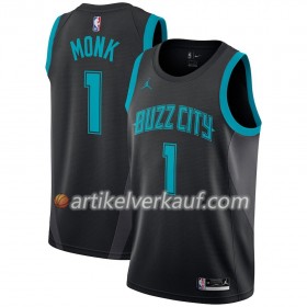 NBA Charlotte Hornets Trikot Malik Monk 1 2018-19 Jordan Brand City Edition Schwarz Swingman - Herren